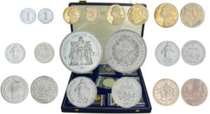 Coffret piéforts 1979 - 10 monnaies Coffret piéforts 1979 - 10 monnaies