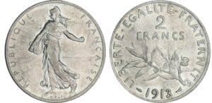 2 francs Semeuse - 1913 2 francs Semeuse - 1913