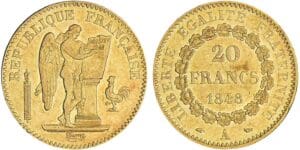 20 francs Génie - 1848 A (Paris) 20 francs Génie - 1848 A (Paris)