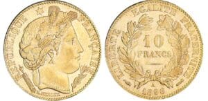 10 francs Cérès - 1896 A (Paris)