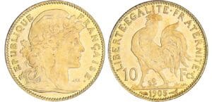 10 francs Marianne - 1905 A (Paris)