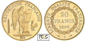 20 francs Génie - 1896 A (Paris) faisceau