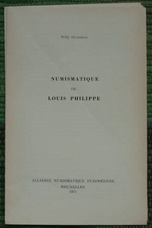 Numismatique de Louis-Philippe - W. HERSSENS - 1971