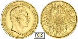 Allemagne - Prussie - Wilhelm II - 10 mark 1890 A Allemagne - Prussie - Wilhelm II - 10 mark 1890 A