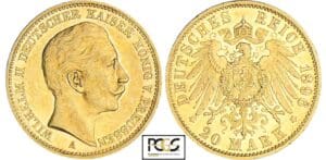 Allemagne - Prusse - Wilhelm II - 20 mark 1896  A