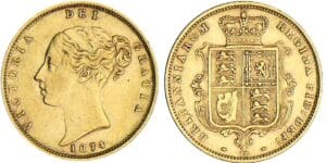 Grande-Bretagne - Victoria - 1/2 souverain 1874 Grande-Bretagne - Victoria - 1/2 souverain 1874