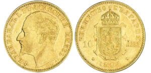 Bulgarie - Ferdinand - 10 leva 1894 Bulgarie - Ferdinand - 10 leva 1894