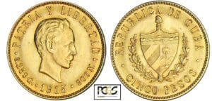 Cuba - 5 pesos 1915 Cuba - 5 pesos 1915