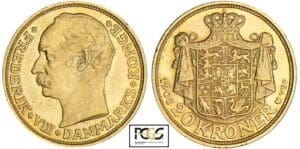 Danemark - Frederik VIII - 20 kroner 1908 VBP Danemark - Frederik VIII - 20 kroner 1908 VBP