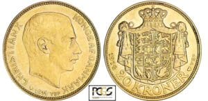 Danemark - Christian X - 20 kroner 1914 VBP Danemark - Christian X - 20 kroner 1914 VBP