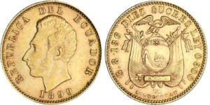 Equateur - 10 sucres 1899 Equateur - 10 sucres 1899
