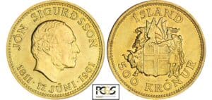 Islande - 500 kronur 1961 Islande - 500 kronur 1961