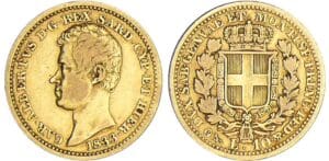 Italie - Sardaigne - Carlo Alberto - 10 lire 1833 (Gênes) Italie - Sardaigne - Carlo Alberto - 10 lire 1833 (Gênes)