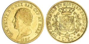 Italie - Sardaigne - Carlo Felice - 20 lire 1826 T (Turin) Italie - Sardaigne - Carlo Felice - 20 lire 1826 T (Turin)