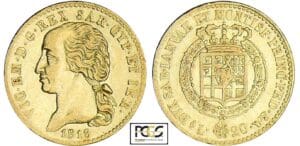 Italie - Sardaigne - Vittorio Emanuele I - 20 lire 1818 (Turin) Italie - Sardaigne - Vittorio Emanuele I - 20 lire 1818 (Turin)
