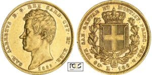 Italie - Sardaigne - Carlo Alberto - 100 lire 1833 (Turin) Italie - Sardaigne - Carlo Alberto - 100 lire 1833 (Turin)