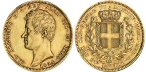 Italie - Sardaigne - Carlo Alberto - 100 lire 1834 (Turin) Italie - Sardaigne - Carlo Alberto - 100 lire 1834 (Turin)