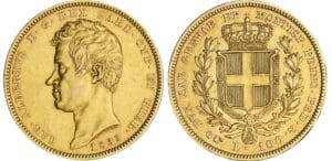 Italie - Sardaigne - Carlo Alberto - 100 lire 1835 (Turin) Italie - Sardaigne - Carlo Alberto - 100 lire 1835 (Turin)