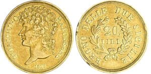 Italie - Royaume de Naples et des deux Siciles - Joachim Murat - 20 lire 1813 (Naples)