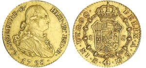 Espagne - Carlos IV - 1 escudo 1798 M MF (Madrid) Espagne - Carlos IV - 1 escudo 1798 M MF (Madrid)