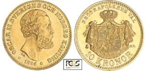 Suède - Oskar II - 10 kronor 1894 Suède - Oskar II - 10 kronor 1894
