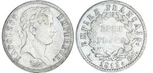 1/2 franc Napoléon revers empire - 1813 CL (Gênes)