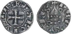 Navarre - Charles le Mauvais - Denier tournois