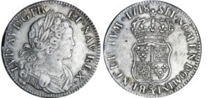 Louis XV - Ecu de France-Navarre - 1718 & (Aix) Louis XV - Ecu de France-Navarre - 1718 & (Aix)