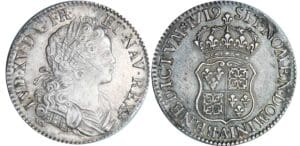 Louis XV - Ecu de France-Navarre - 1719 A (Paris) Louis XV - Ecu de France-Navarre - 1719 A (Paris)