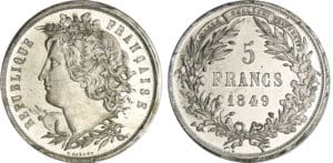 Louis XV - Ecu de France - 1721 9 (Rennes) flan réf Louis XV - Ecu de France - 1721 9 (Rennes) flan réf