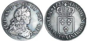 Louis XV - Ecu de France - 1723 A (Paris) flan neuf Louis XV - Ecu de France - 1723 A (Paris) flan neuf