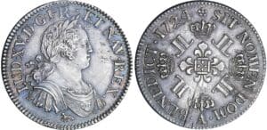 Louis XV - Ecu aux huit L - 1724 A (Paris) Louis XV - Ecu aux huit L - 1724 A (Paris)