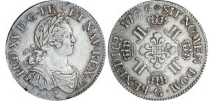 Louis XV - Ecu aux huit L - 1725 G (Poitiers)