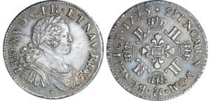 Louis XV - Ecu aux huit L - 1725 & (Aix)