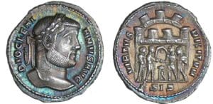 Dioclétien - Argenteus (300-301, Siscia) Dioclétien - Argenteus (300-301, Siscia)
