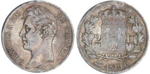 2 francs Charles X - 1829 D (Lyon) 2 francs Charles X - 1829 D (Lyon)