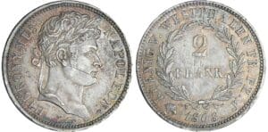 Allemagne - Westphalie - Jérome Napoléon - 2 frank 1808 J (Paris)