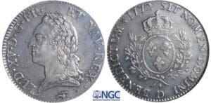 Louis XV - Ecu à la vieille tête - 1772 D (Lyon)