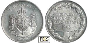 Norvège - 2 kroner 1907 Norvège - 2 kroner 1907