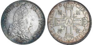 Louis XIV - ½ écu aux 8 L - 1er type - 1690 A (Paris) Louis XIV - ½ écu aux 8 L - 1er type - 1690 A (Paris)