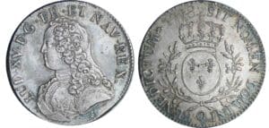 Louis XV - Ecu aux branches d’olivier - 1738 Q (Perpignan)
