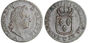 Louis XV - Sol à la vieille tête - 1771 W (Lille)
