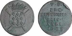 Siége de Lille - 5 sols Boufflers 1708 Siége de Lille - 5 sols Boufflers 1708