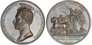 Louis Antoine duc d'Angoulème - Médaille - Trocadéro - 1823 Louis Antoine duc d'Angoulème - Médaille - Trocadéro - 1823