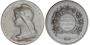 Algérie - Médaille - Société d'horticulture d'Alger - 1901