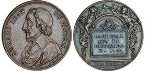 Médaille - Cardinal de Richelieu - 1642 Médaille - Cardinal de Richelieu - 1642