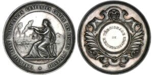Belgique - Médaille - Assurances générales contre les risques d'incendies (1945) Belgique - Médaille - Assurances générales contre les risques d'incendies (1945)