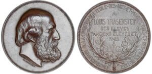 Belgique - Médaille - Louis Trenster - Mines de liège - 1880 Belgique - Médaille - Louis Trenster - Mines de liège - 1880