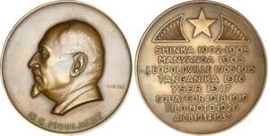 Congo belge - Médaille - Georges Moulaert (1938)