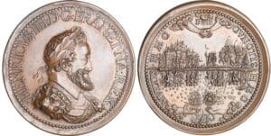 Henri IV - Médaille - La cavalerie et les soldats acceuillis par la population - 18-19ème siècle Henri IV - Médaille - La cavalerie et les soldats acceuillis par la population - 18-19ème siècle